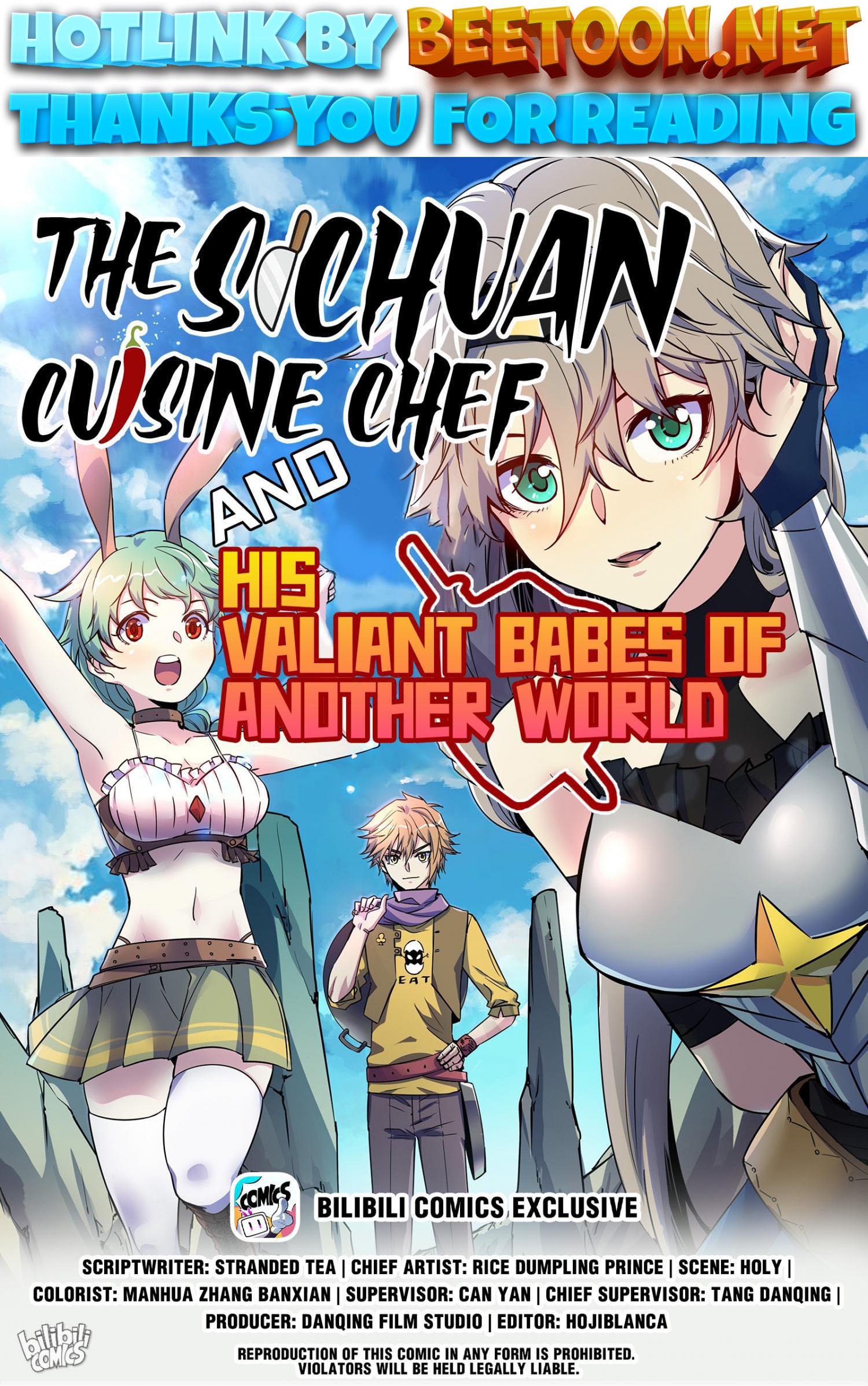 The Sichuan Cuisine Chef And His Valiant Babes Of Another World Chapter 34 - page 1