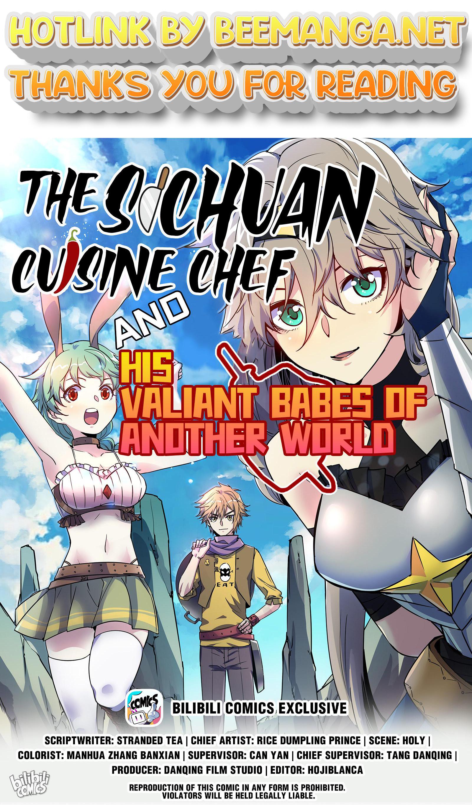 The Sichuan Cuisine Chef And His Valiant Babes Of Another World Chapter 1 - page 1