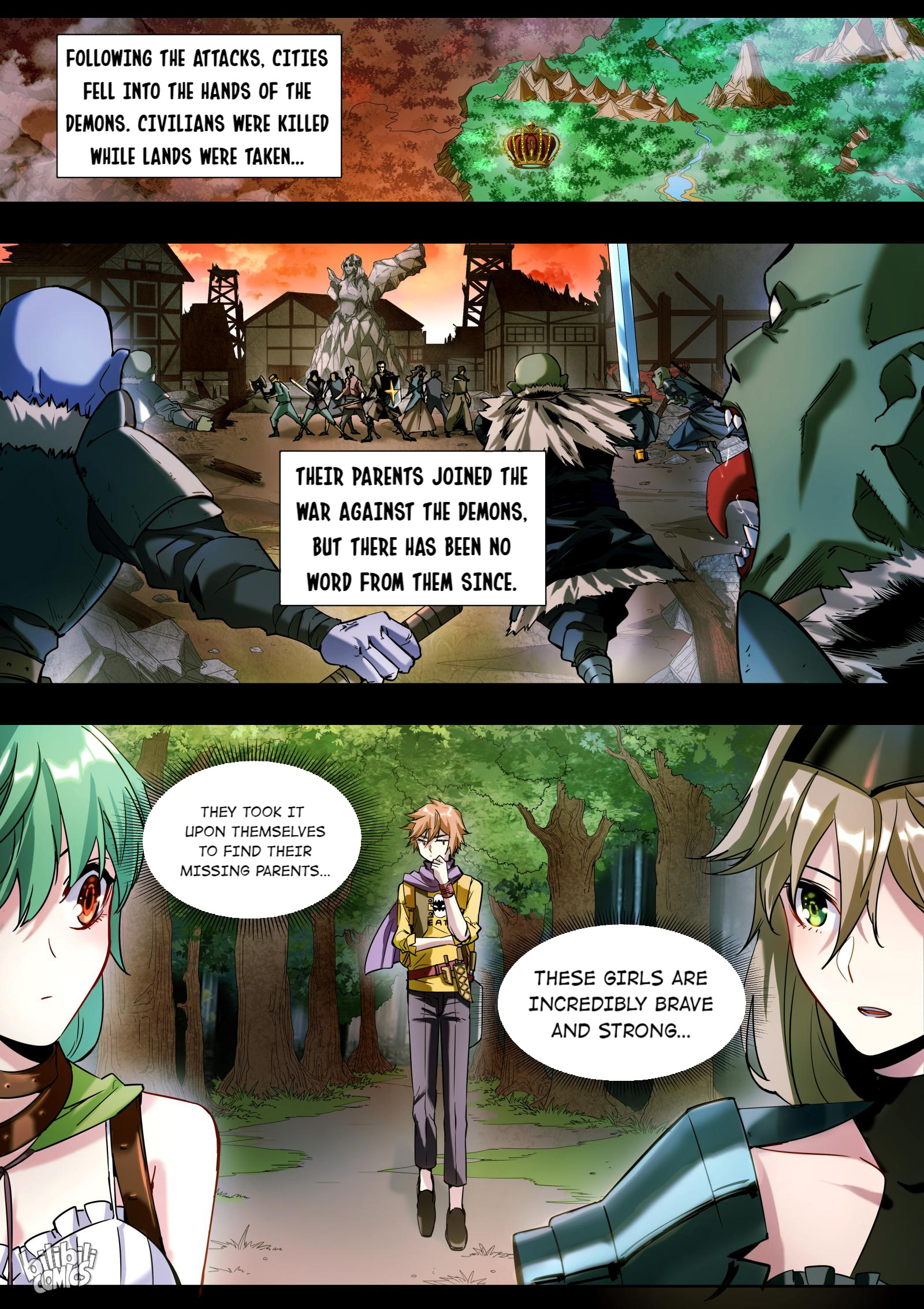 The Sichuan Cuisine Chef And His Valiant Babes Of Another World Chapter 1 - page 3