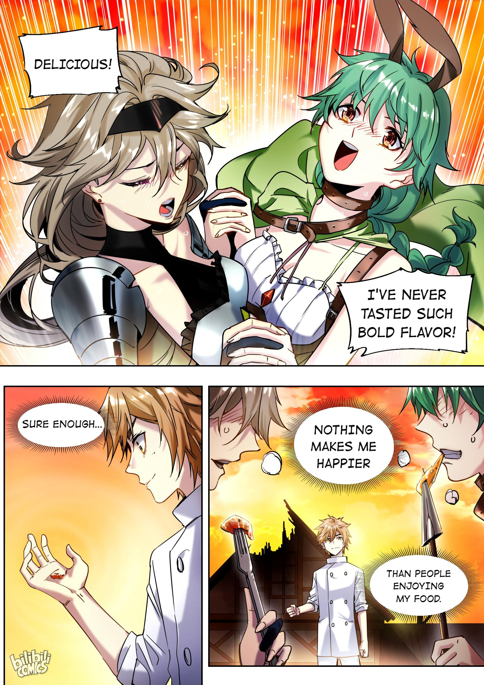 The Sichuan Cuisine Chef And His Valiant Babes Of Another World Chapter 0 - page 39
