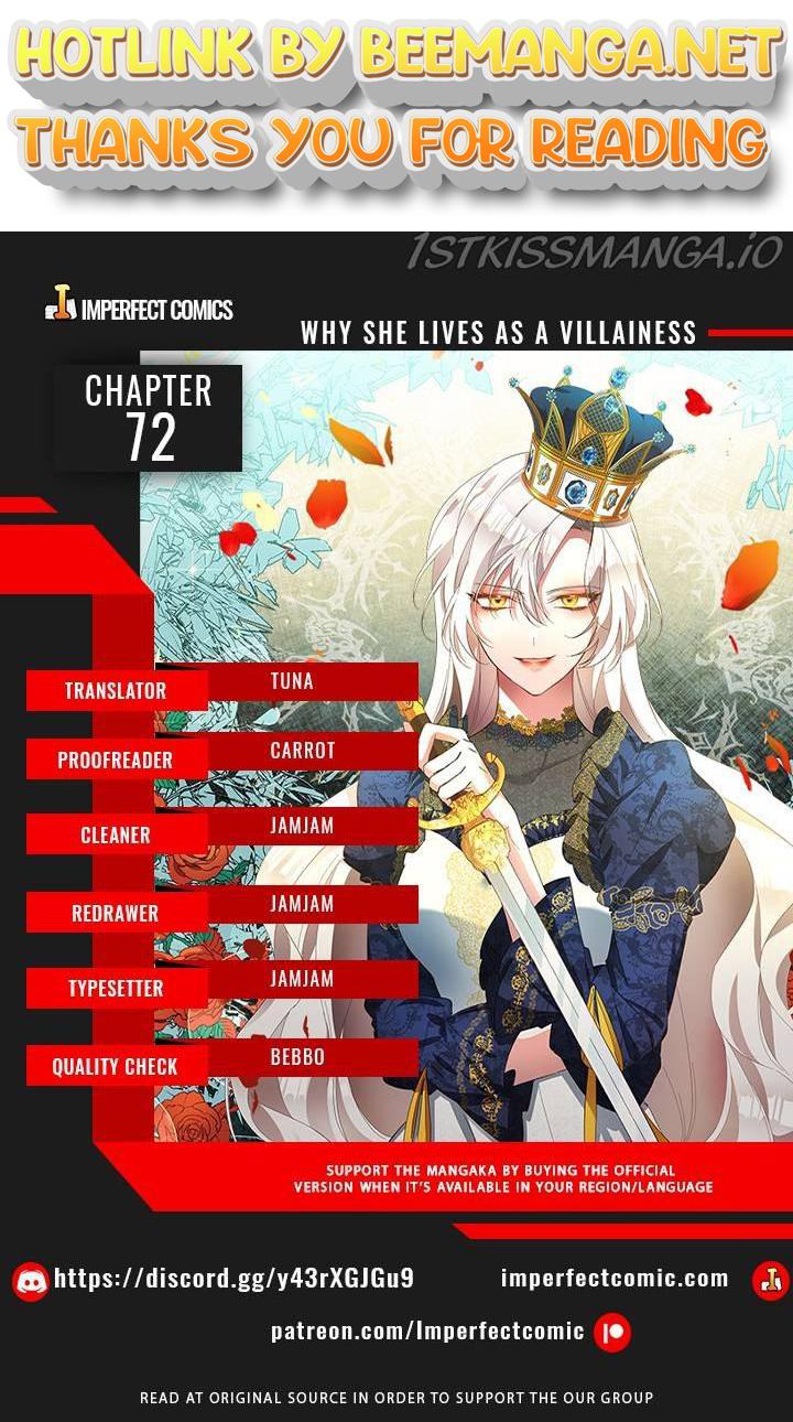 Why She Lives as a Villainess Chapter 72 - page 1