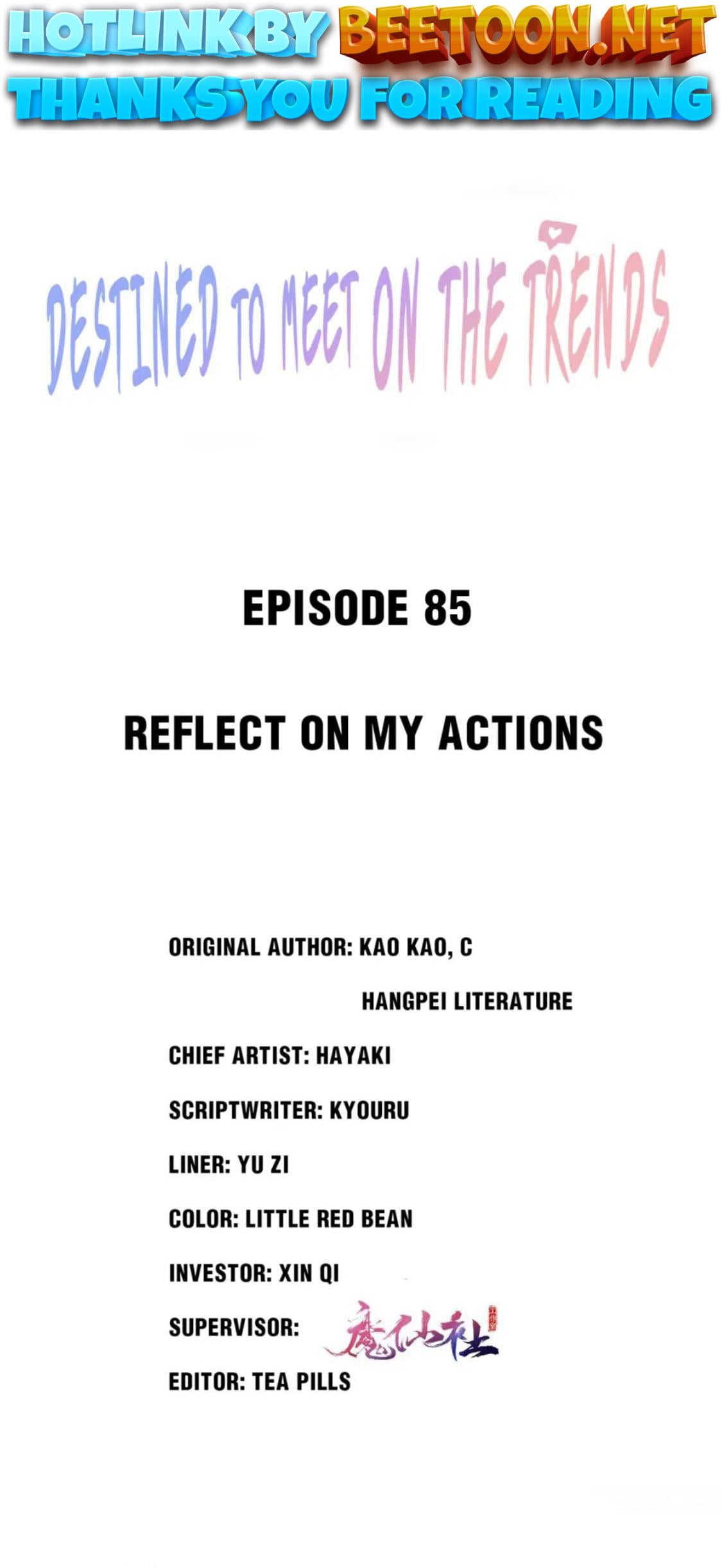 Destined To Meet On The Trends Chapter 84 - page 1