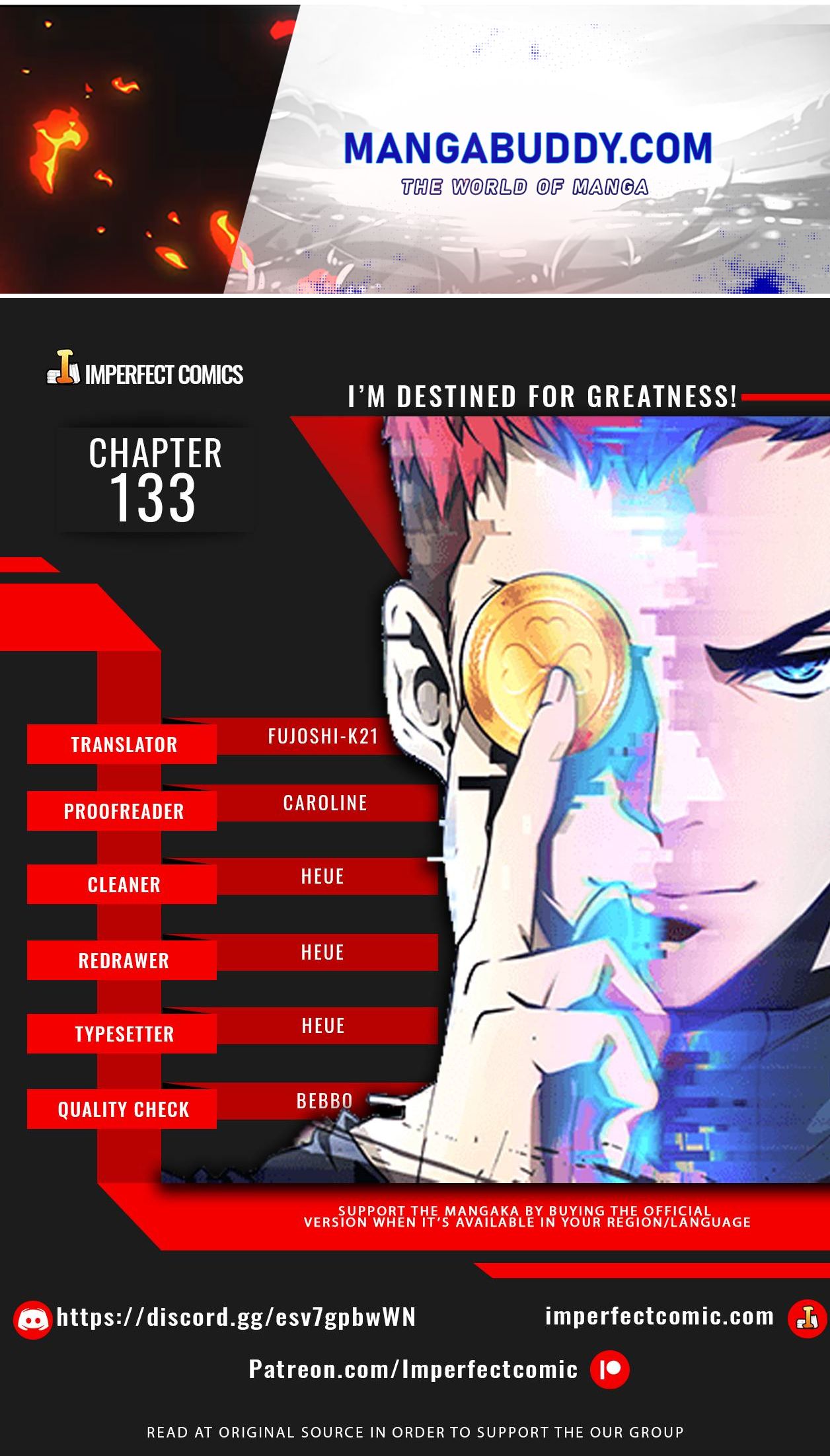 I’m Destined For Greatness! chapter 133 - page 1