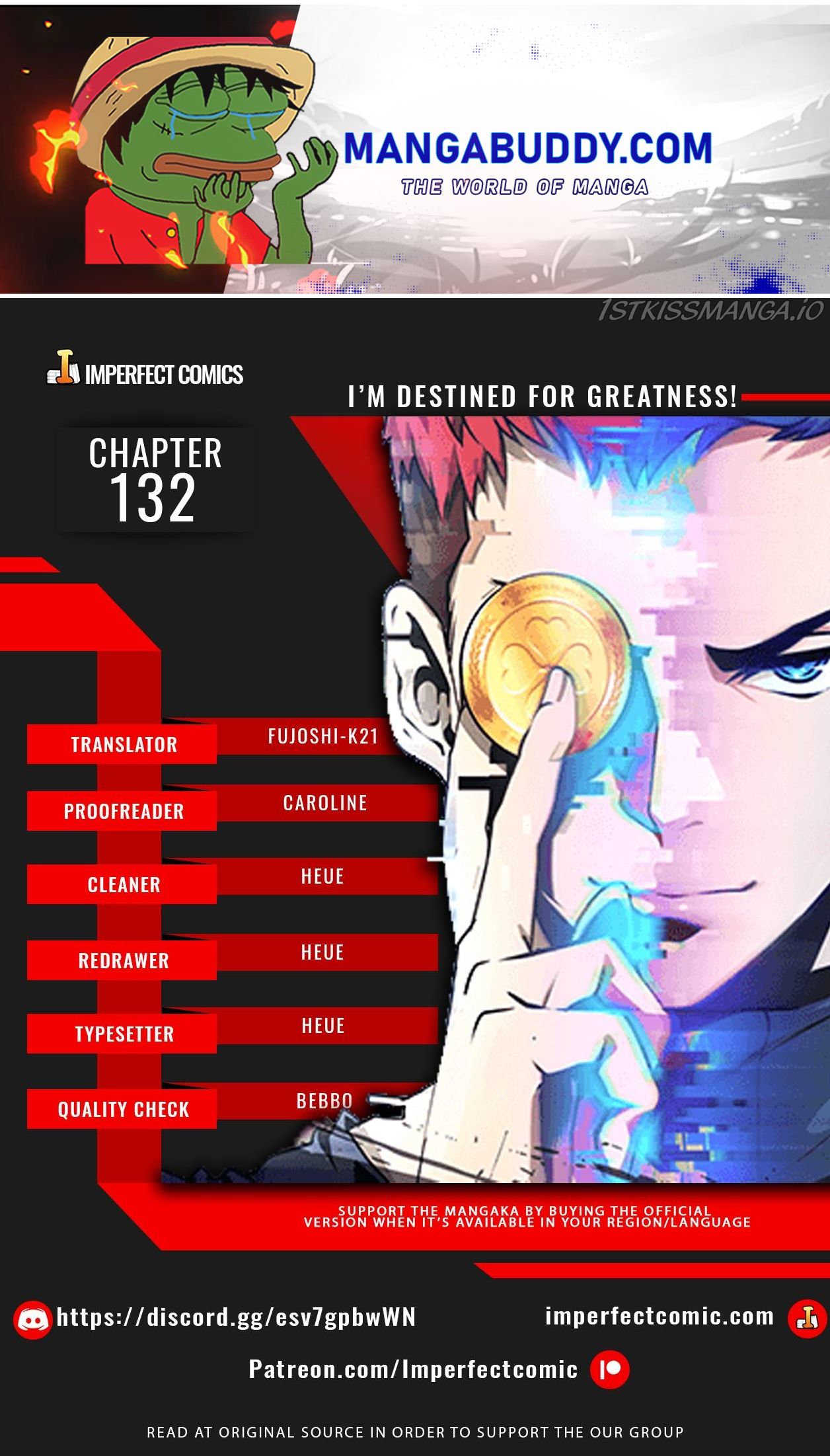 I’m Destined For Greatness! chapter 132 - page 1