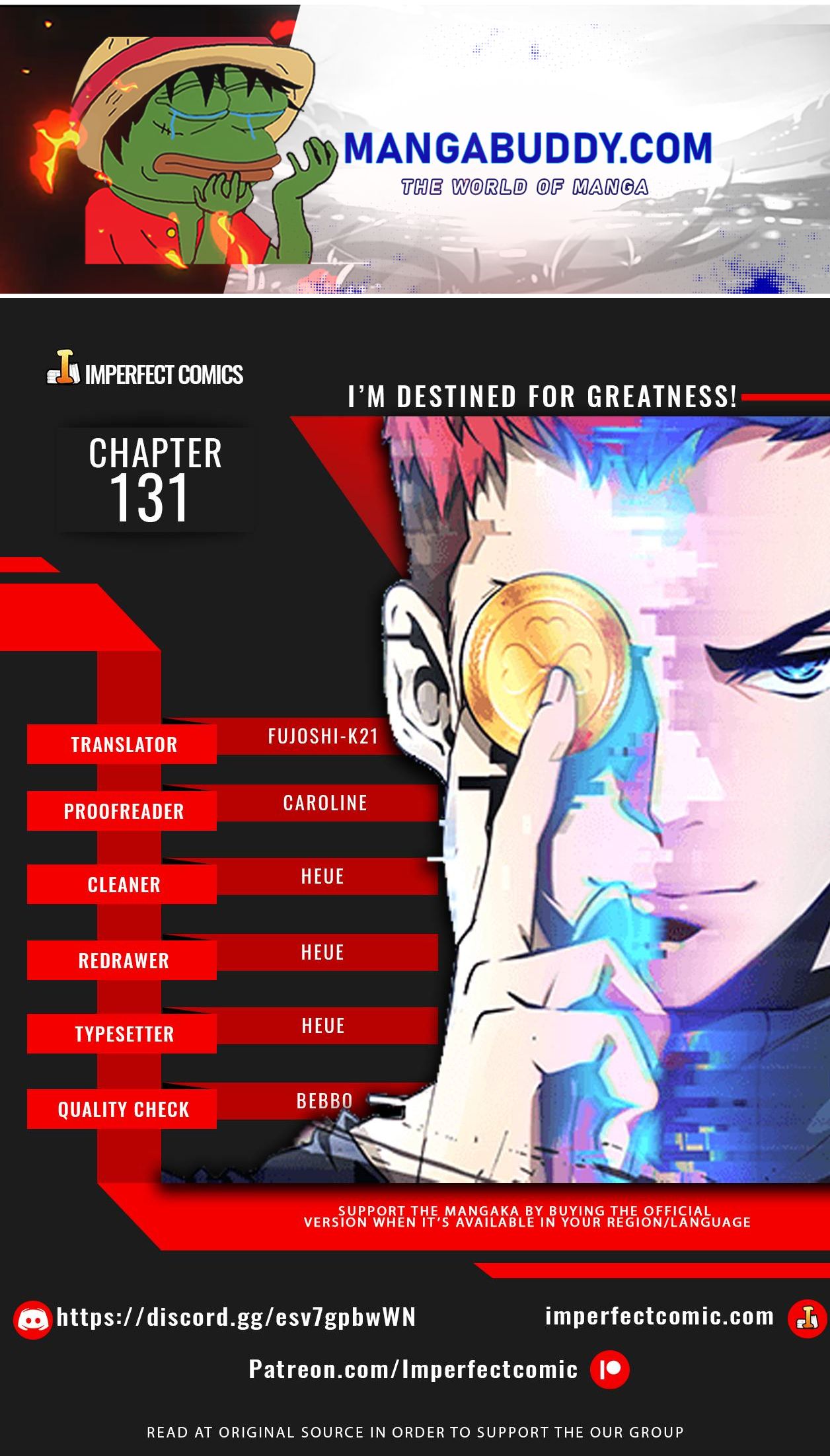 I’m Destined For Greatness! chapter 131 - page 1