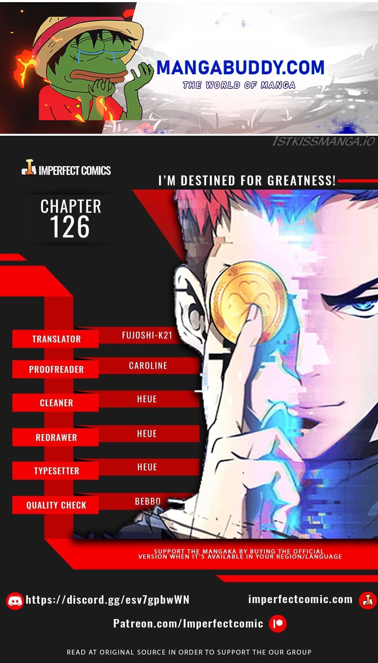 I’m Destined For Greatness! chapter 126 - page 1