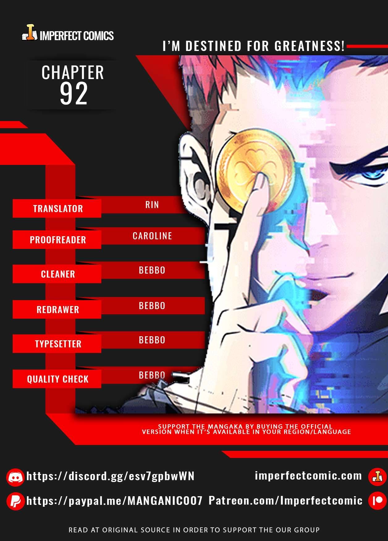 I’m Destined For Greatness! chapter 92 - page 1