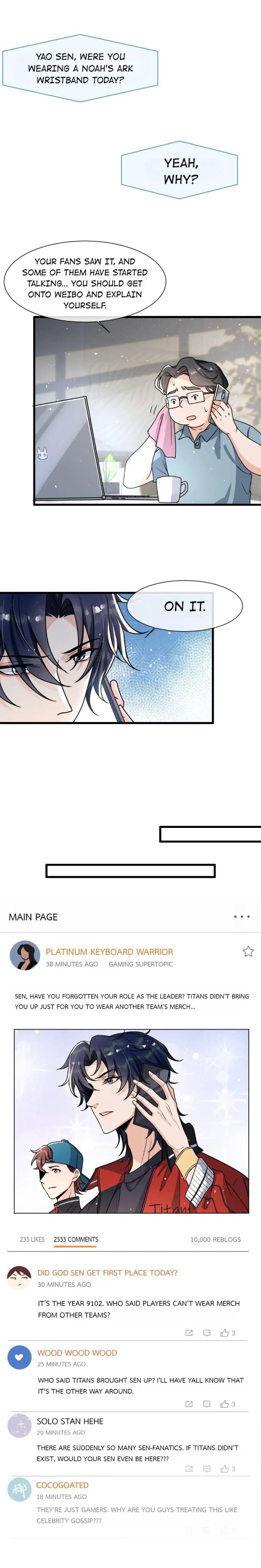 Does Love at First Sight Exist in E Sports? chapter 11 - page 7