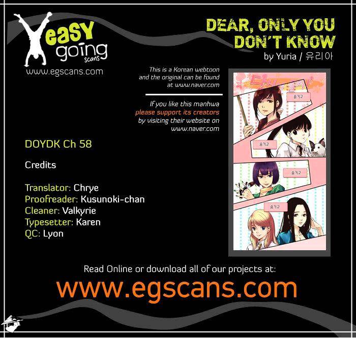 Dear, Only You Don’t Know! Chapter 58 - page 1