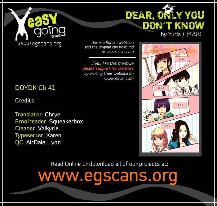 Dear, Only You Don’t Know! Chapter 41 - page 1