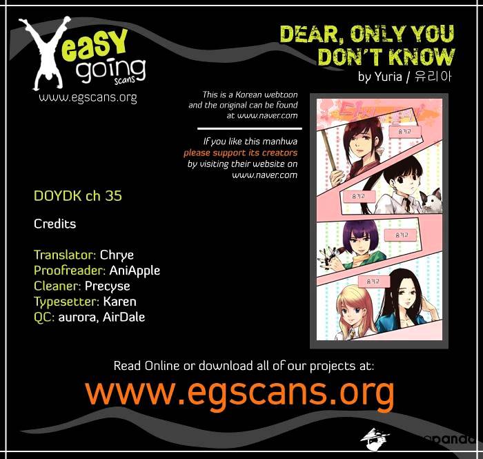 Dear, Only You Don’t Know! Chapter 35 - page 1