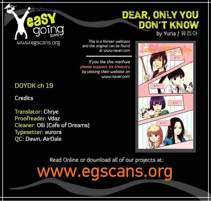 Dear, Only You Don’t Know! Chapter 19 - page 1