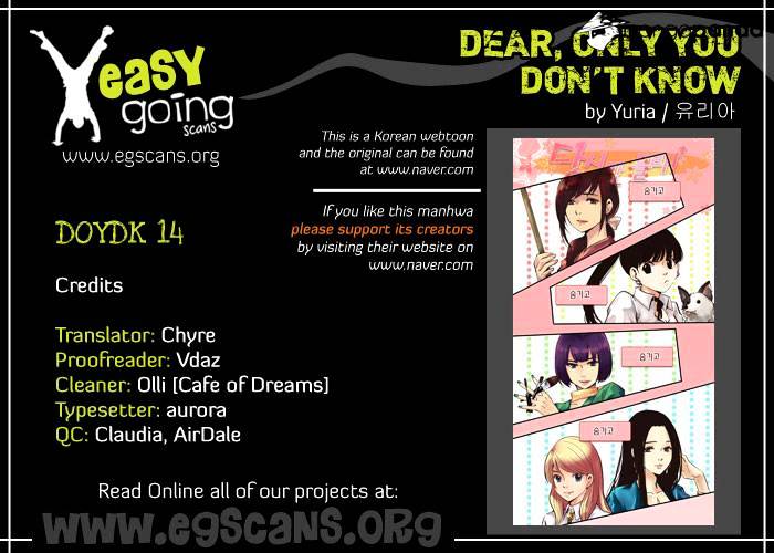Dear, Only You Don’t Know! Chapter 14 - page 1