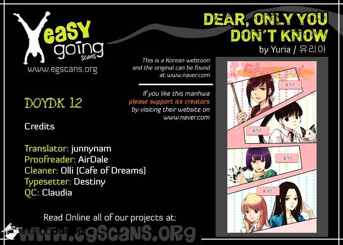 Dear, Only You Don’t Know! Chapter 12 - page 1