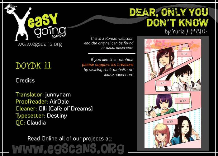 Dear, Only You Don’t Know! Chapter 11 - page 1