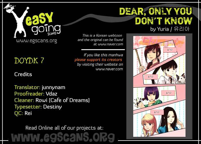 Dear, Only You Don’t Know! Chapter 7 - page 1