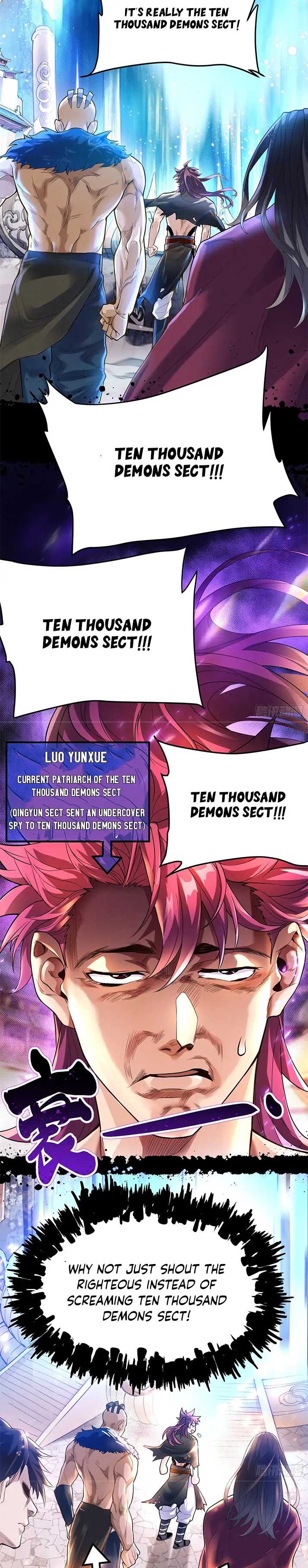 Undercover For 10 Years, I Became the Villain of the Demon Sect Chapter 1 - page 5