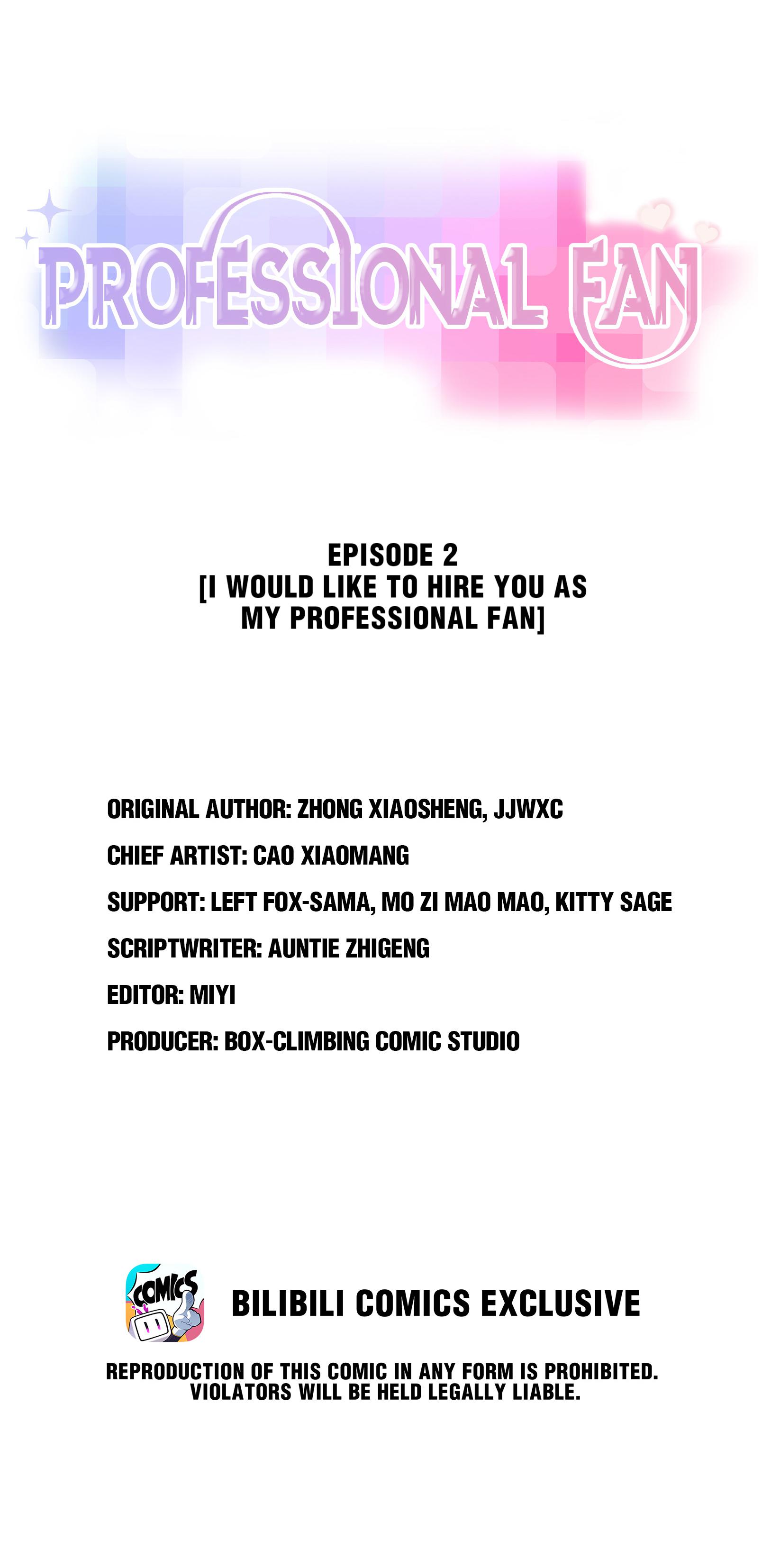 Professional Fan chapter 2 - page 2