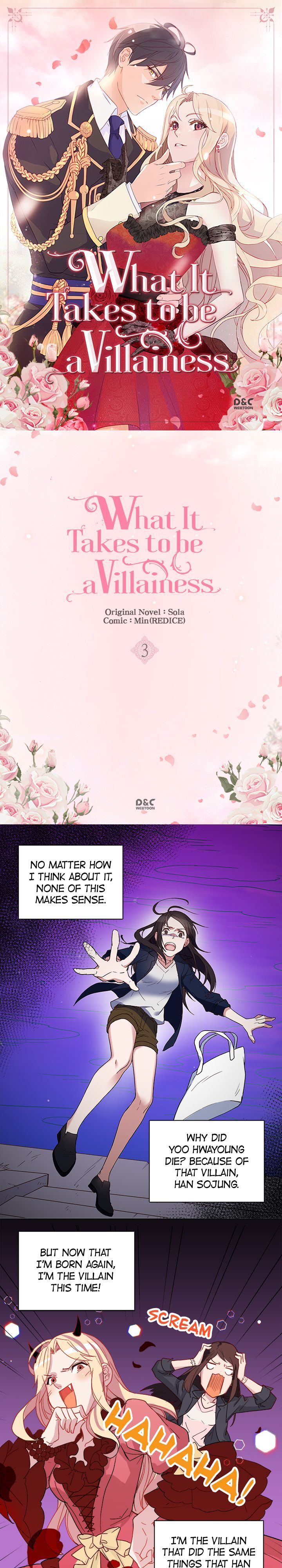 The Justice of Villainous Woman ( What It Takes to be a Villainess ) Chapter 3 - page 1