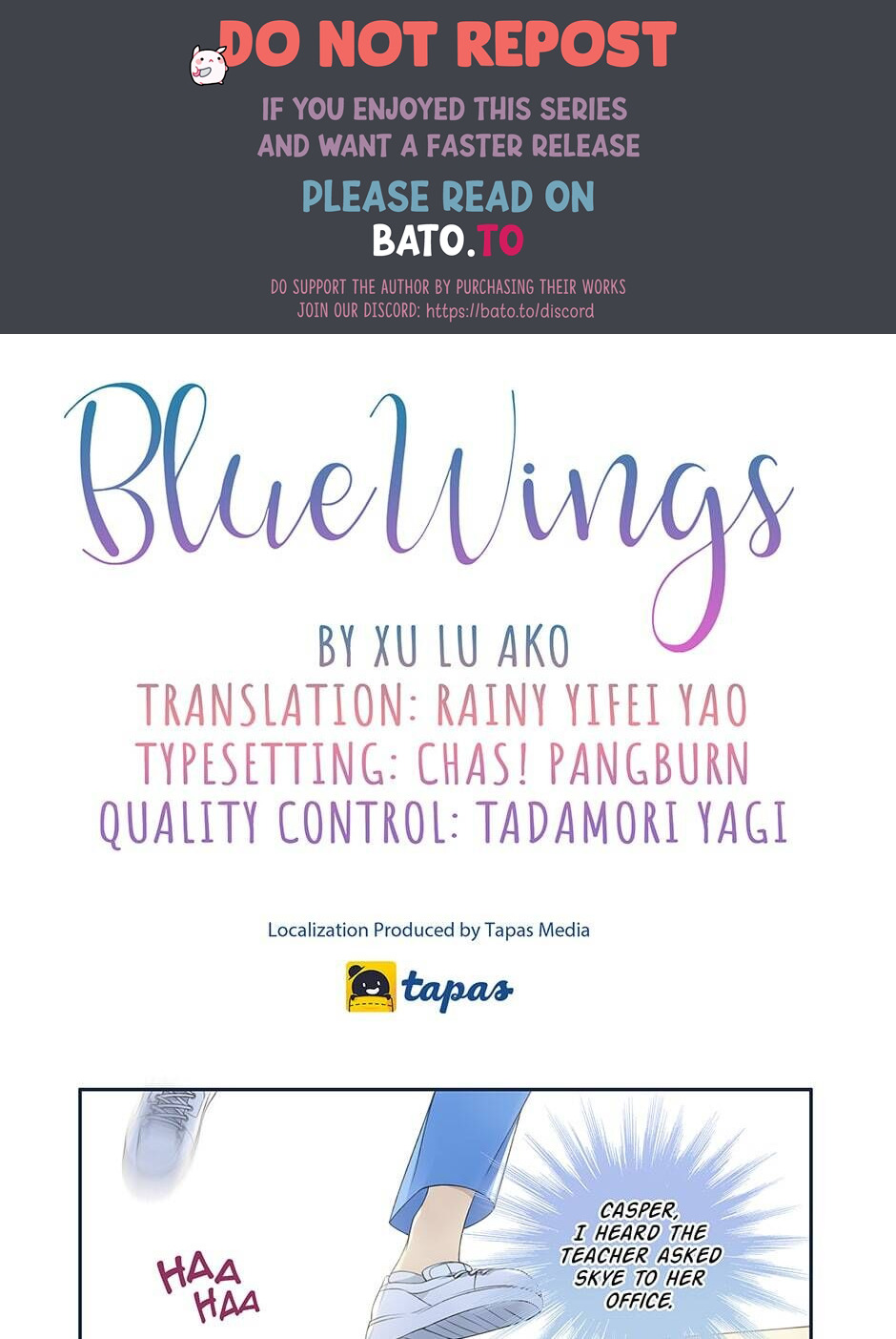 Blue Wings chapter 378 - page 1