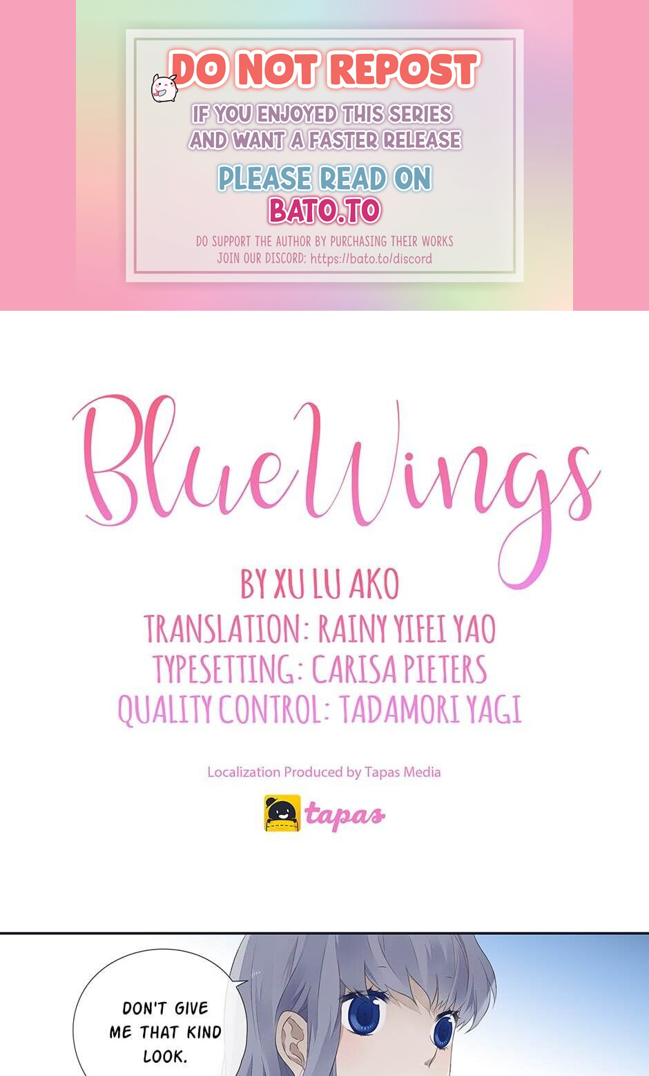 Blue Wings chapter 336 - page 1