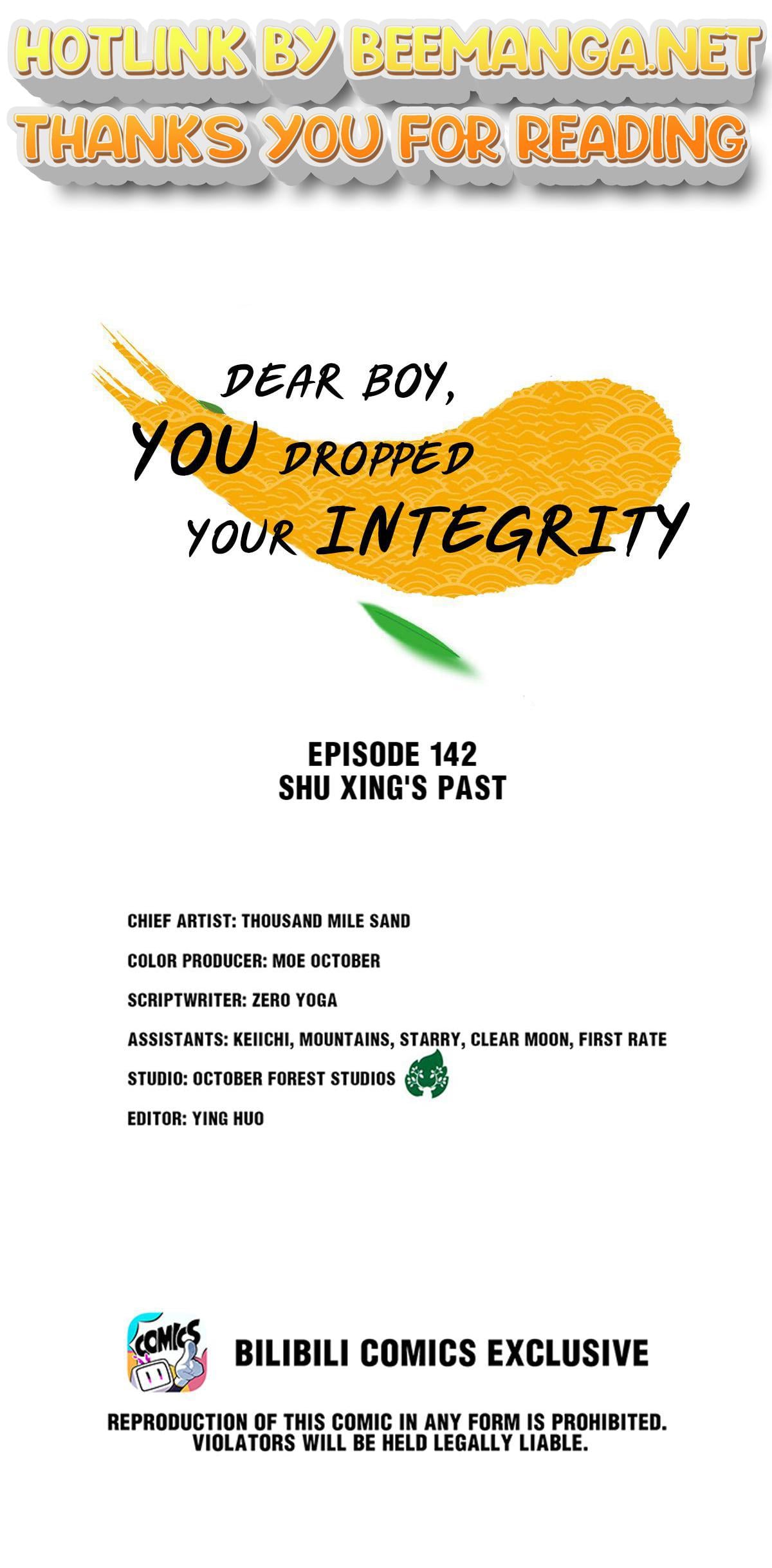 Dear Boy, You Dropped Your Integrity Chapter 160 - page 1