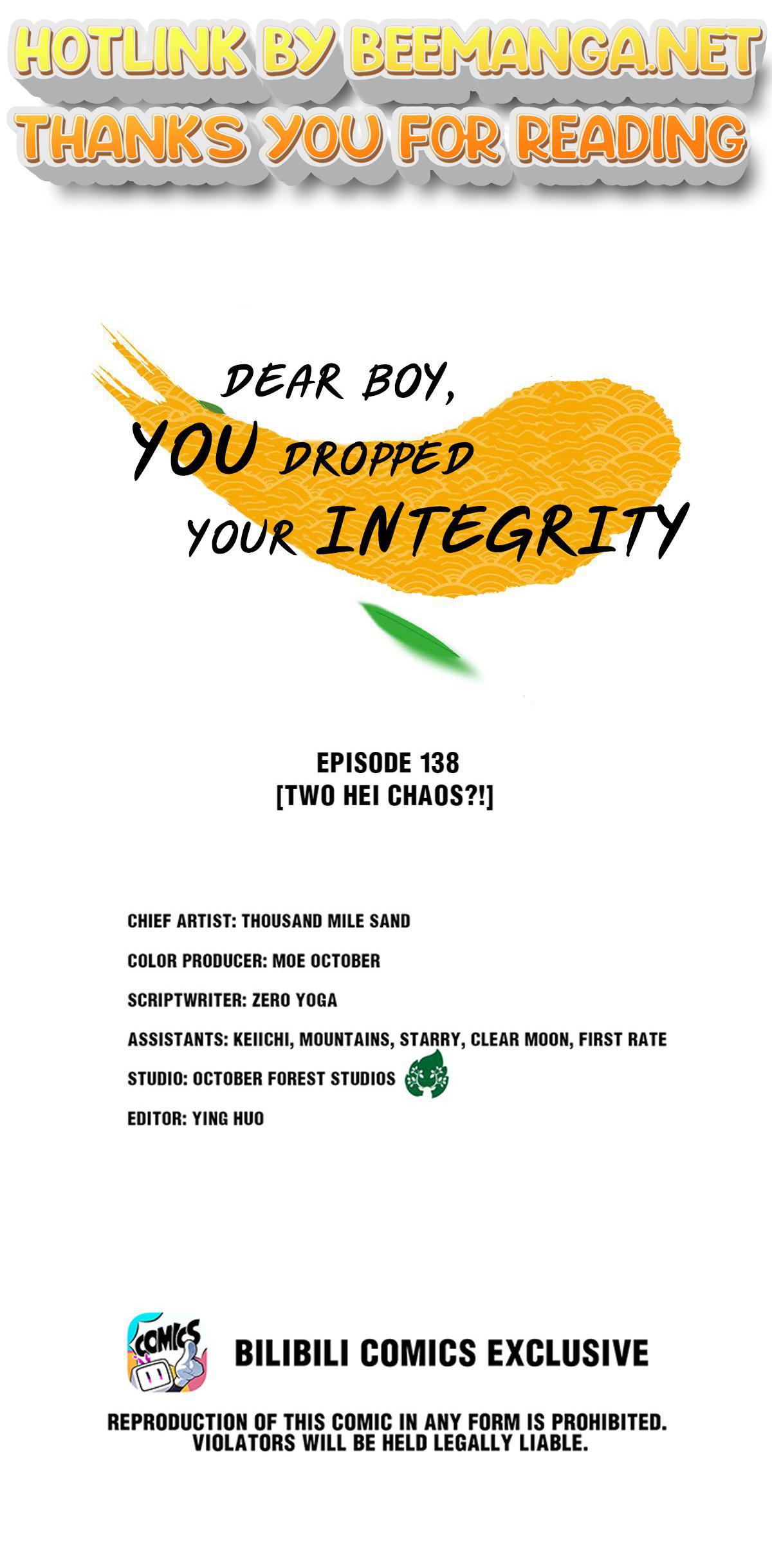 Dear Boy, You Dropped Your Integrity Chapter 156 - page 1