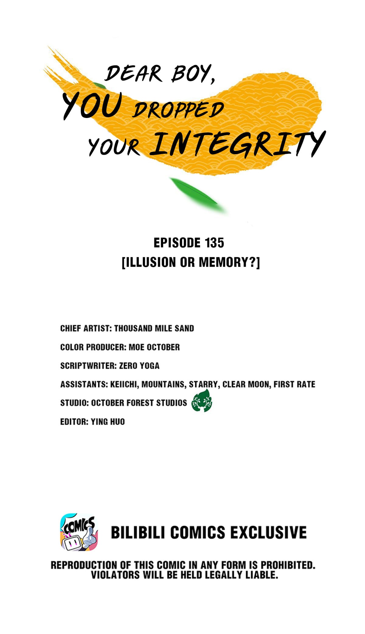 Dear Boy, You Dropped Your Integrity Chapter 153 - page 1