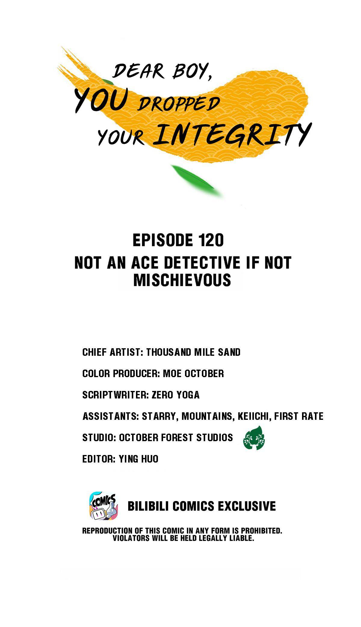 Dear Boy, You Dropped Your Integrity Chapter 135 - page 1