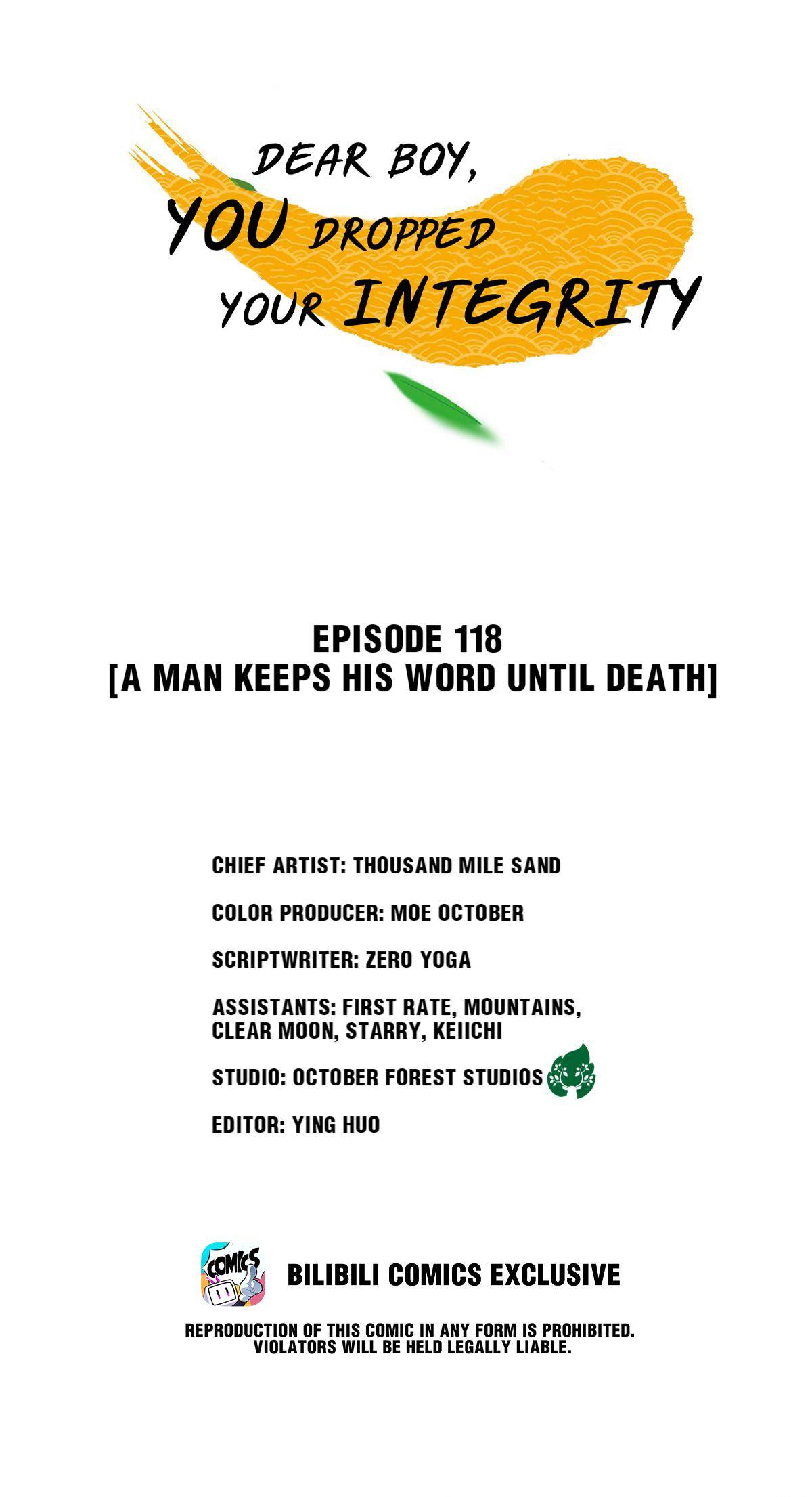 Dear Boy, You Dropped Your Integrity Chapter 133 - page 1