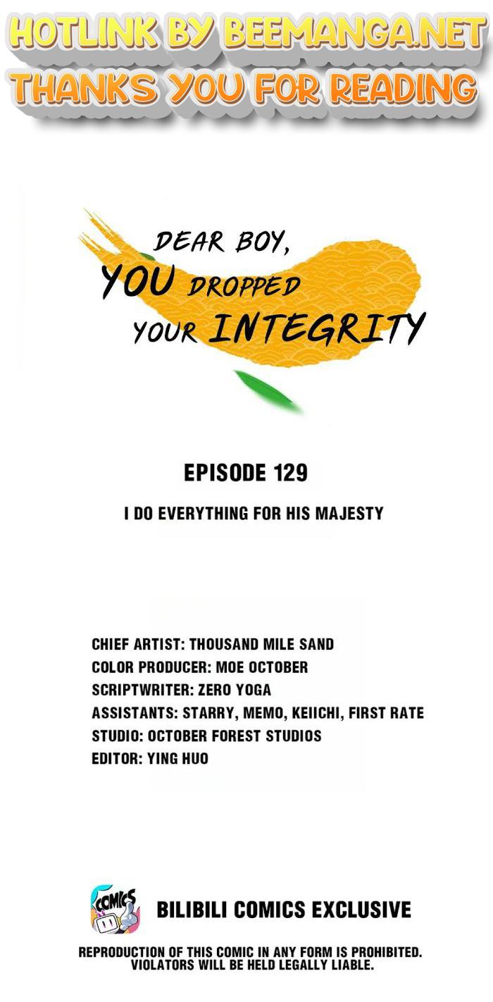 Dear Boy, You Dropped Your Integrity Chapter 129 - page 1