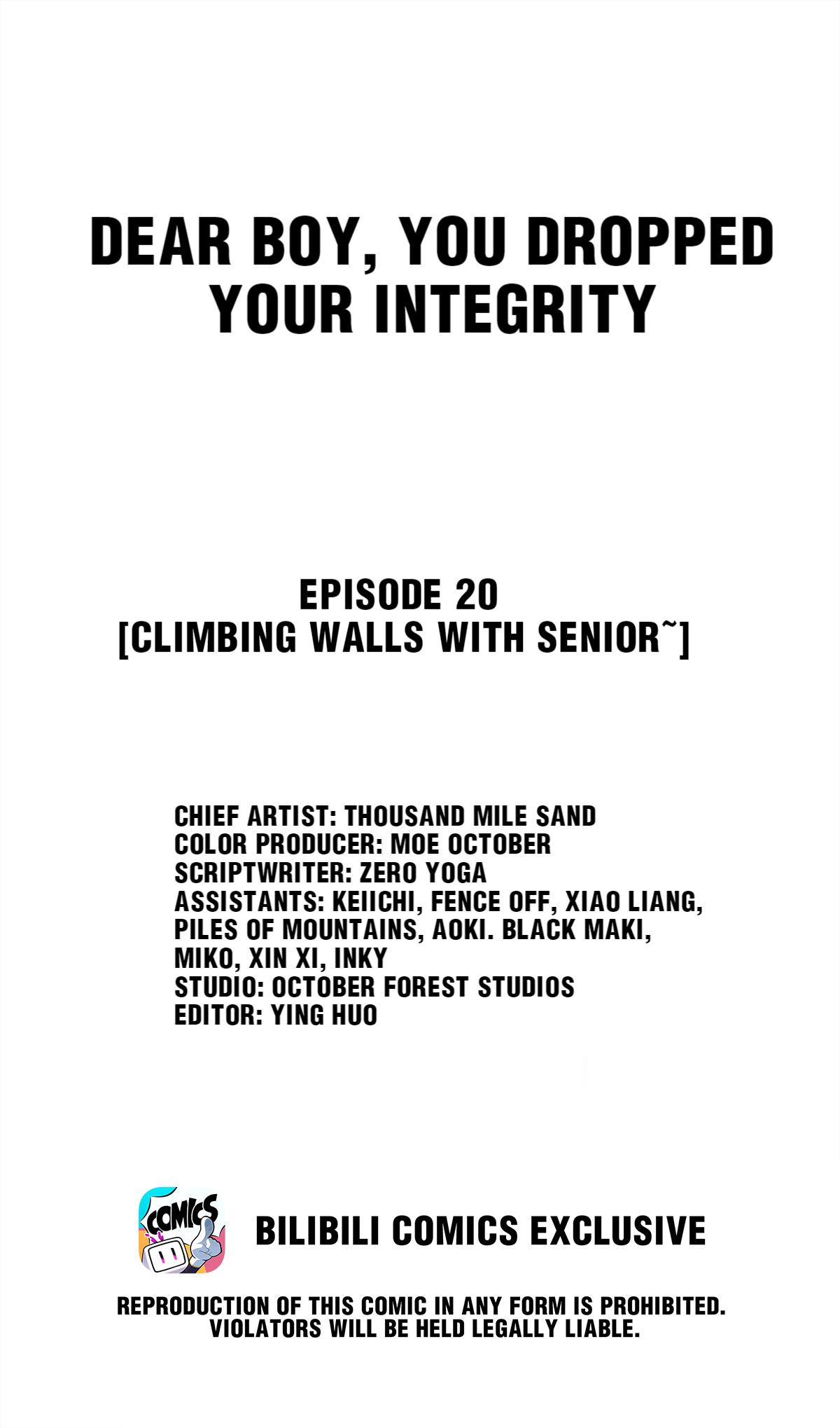 Dear Boy, You Dropped Your Integrity Chapter 20 - page 2