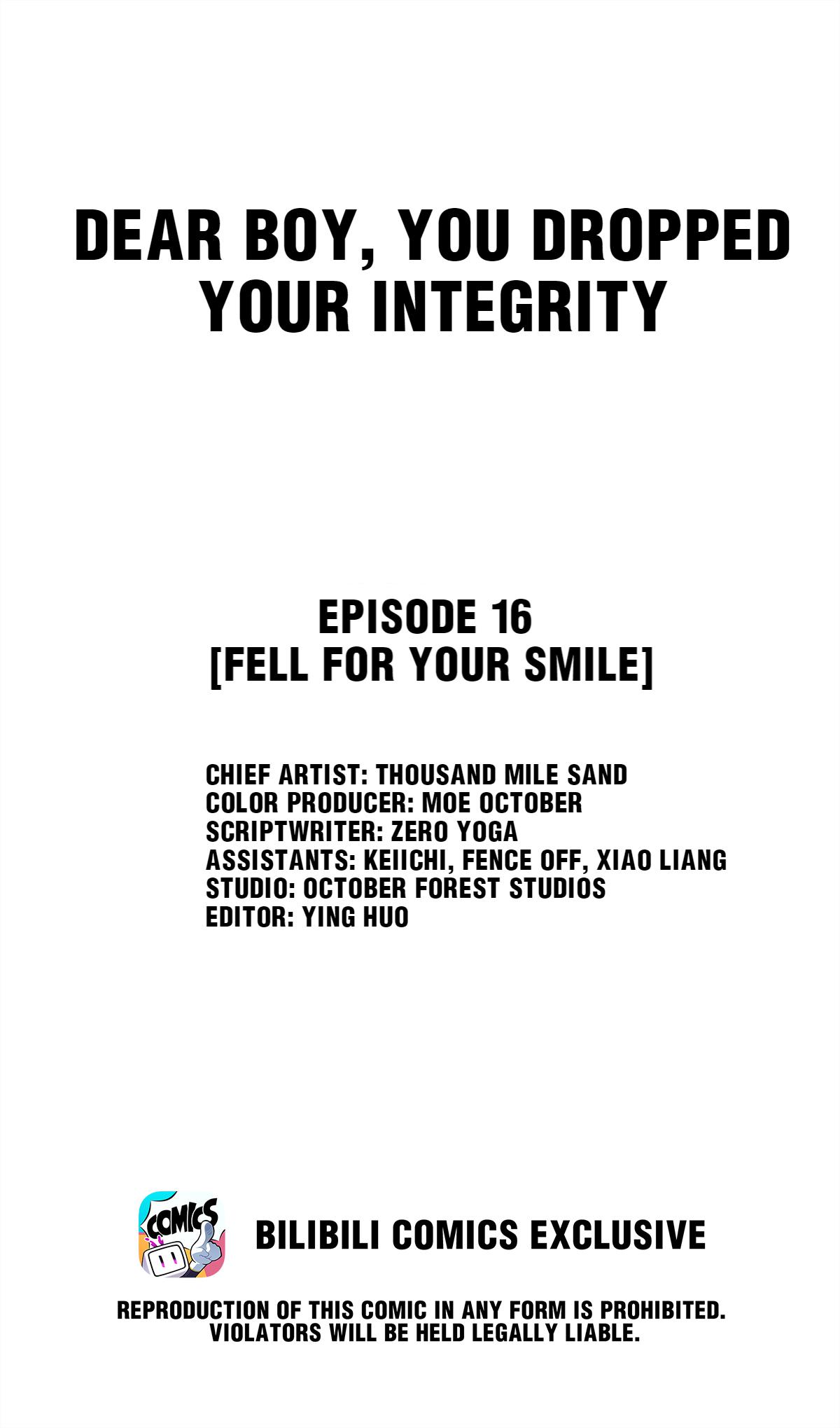 Dear Boy, You Dropped Your Integrity Chapter 16 - page 2