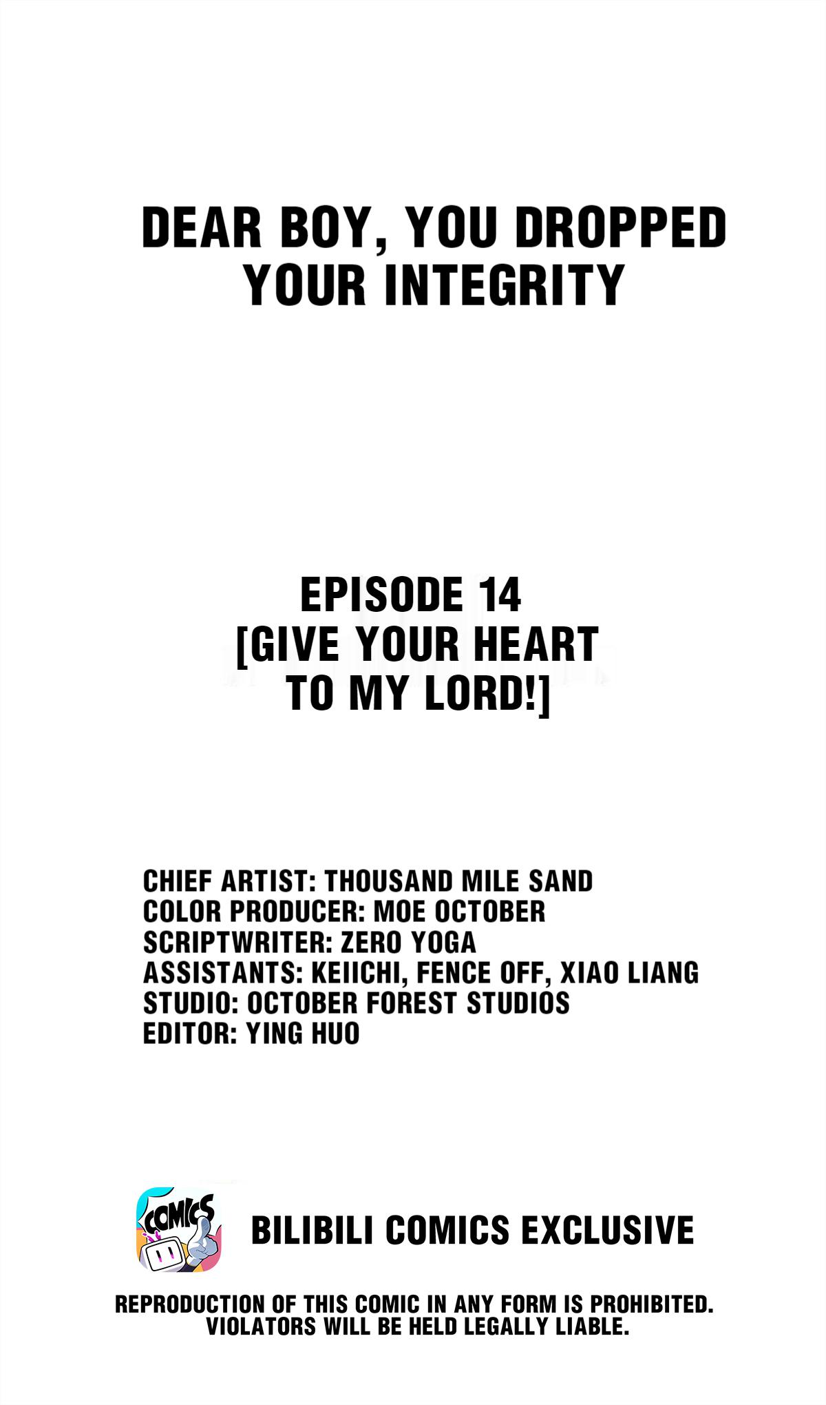 Dear Boy, You Dropped Your Integrity Chapter 14 - page 2