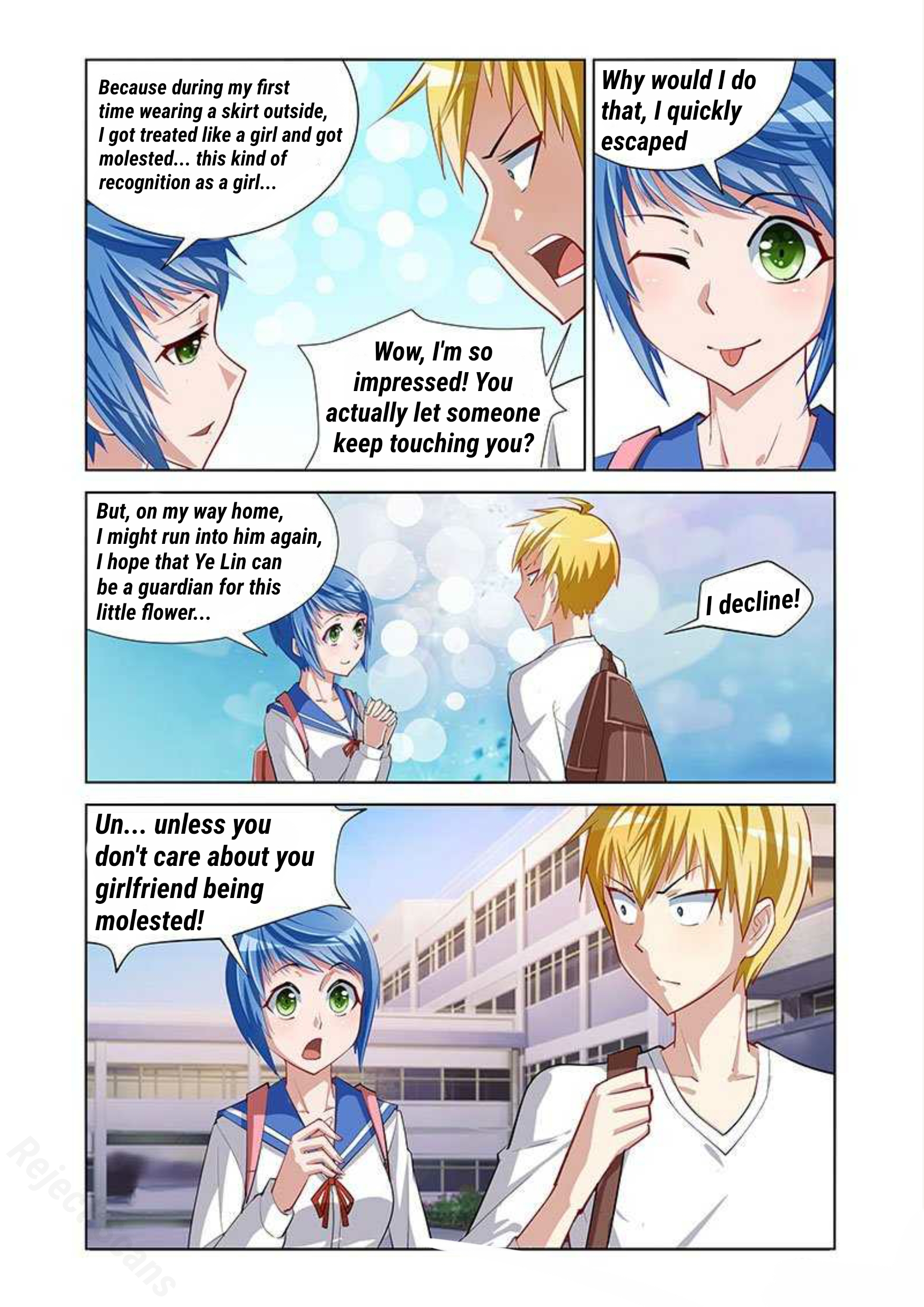 I Won’t Get Bullied By Girls Chapter 9 - page 8