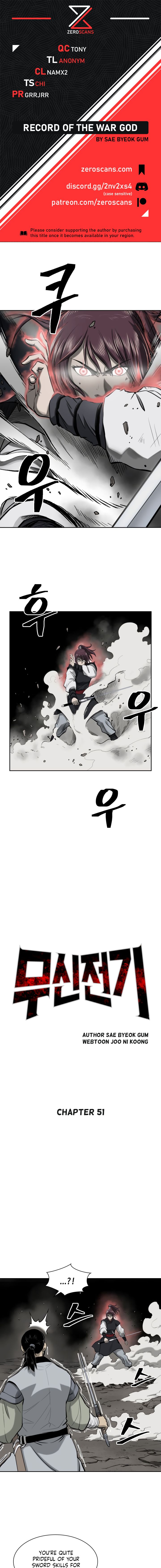 Record of the War God Chapter 51 - page 1