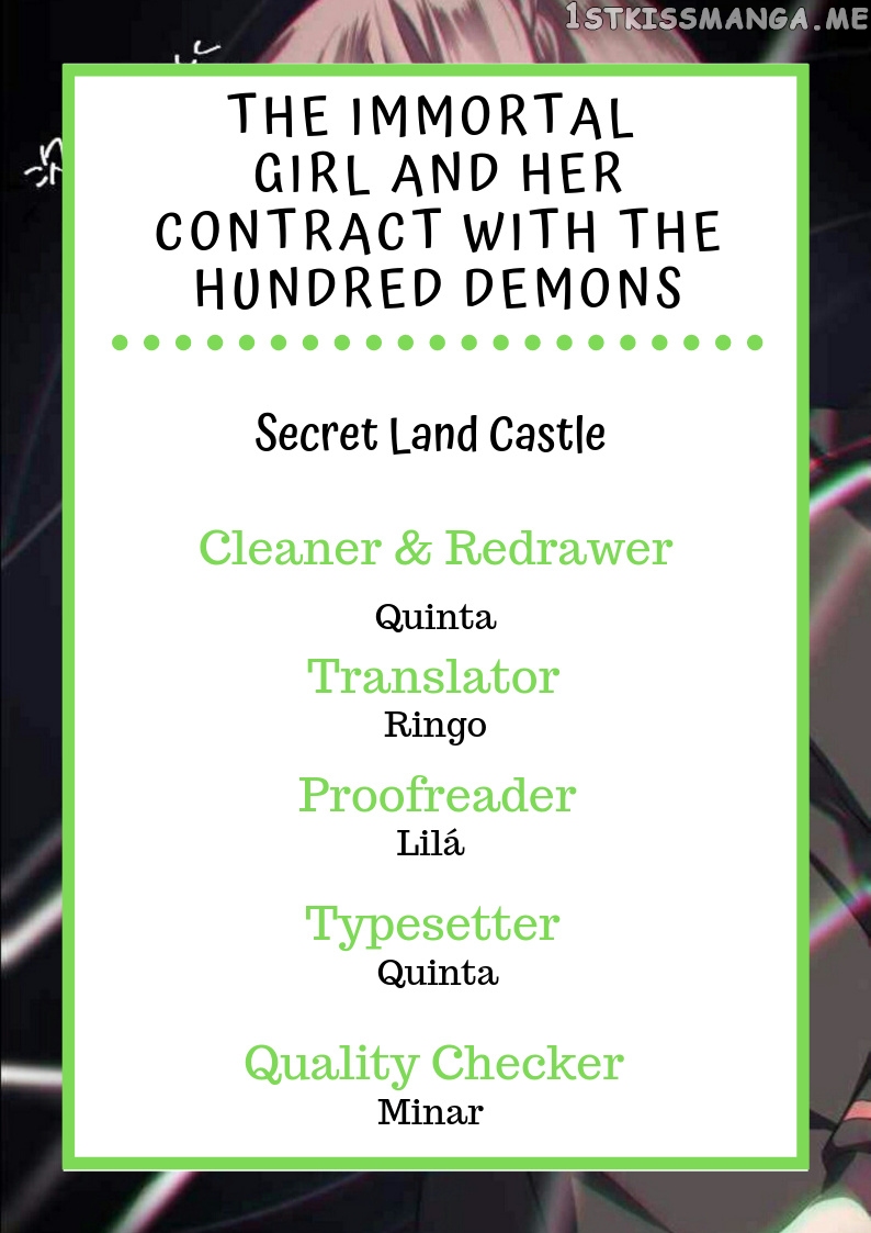 The Immortal Girl And Her Contract With The Hundred Demons chapter 8 - page 17