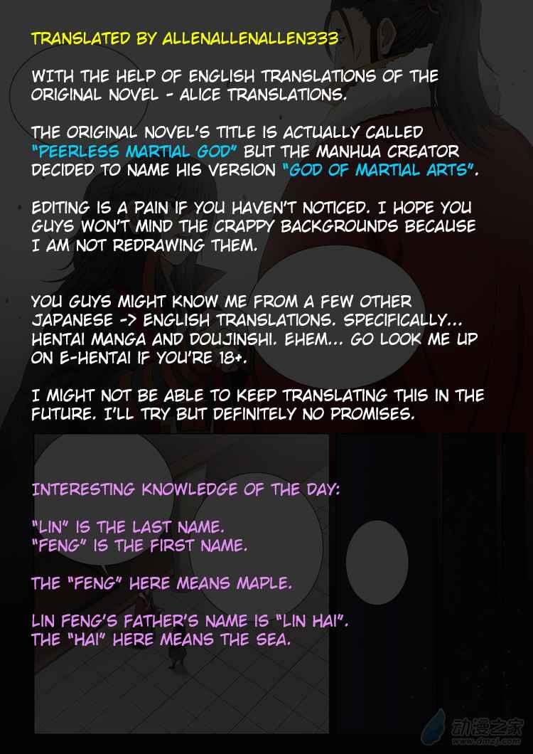God of Martial Arts Chapter 1-3 - page 9