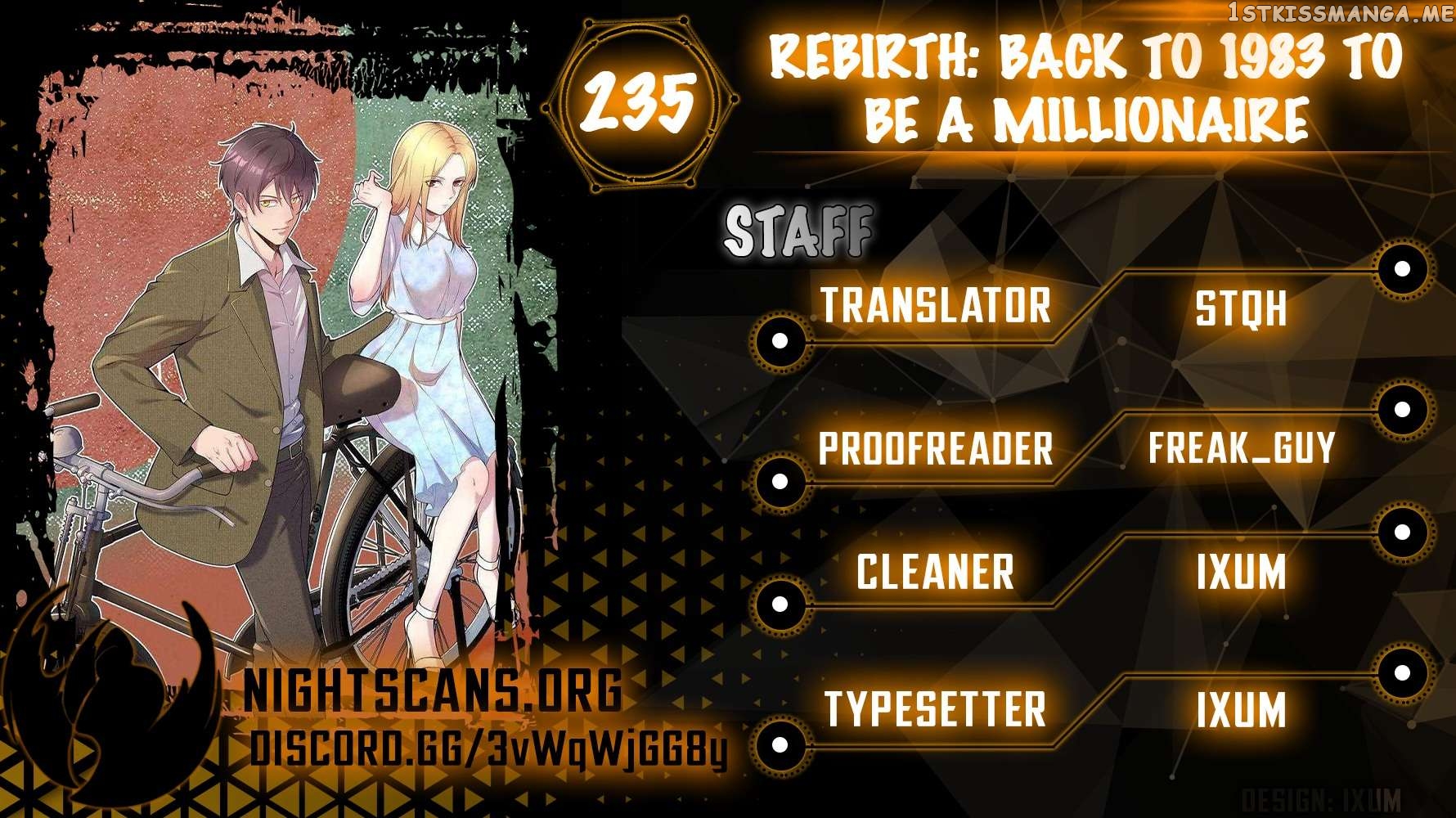 Rebirth: Back to 1983 to Be a Millionaire Chapter 235 - page 1