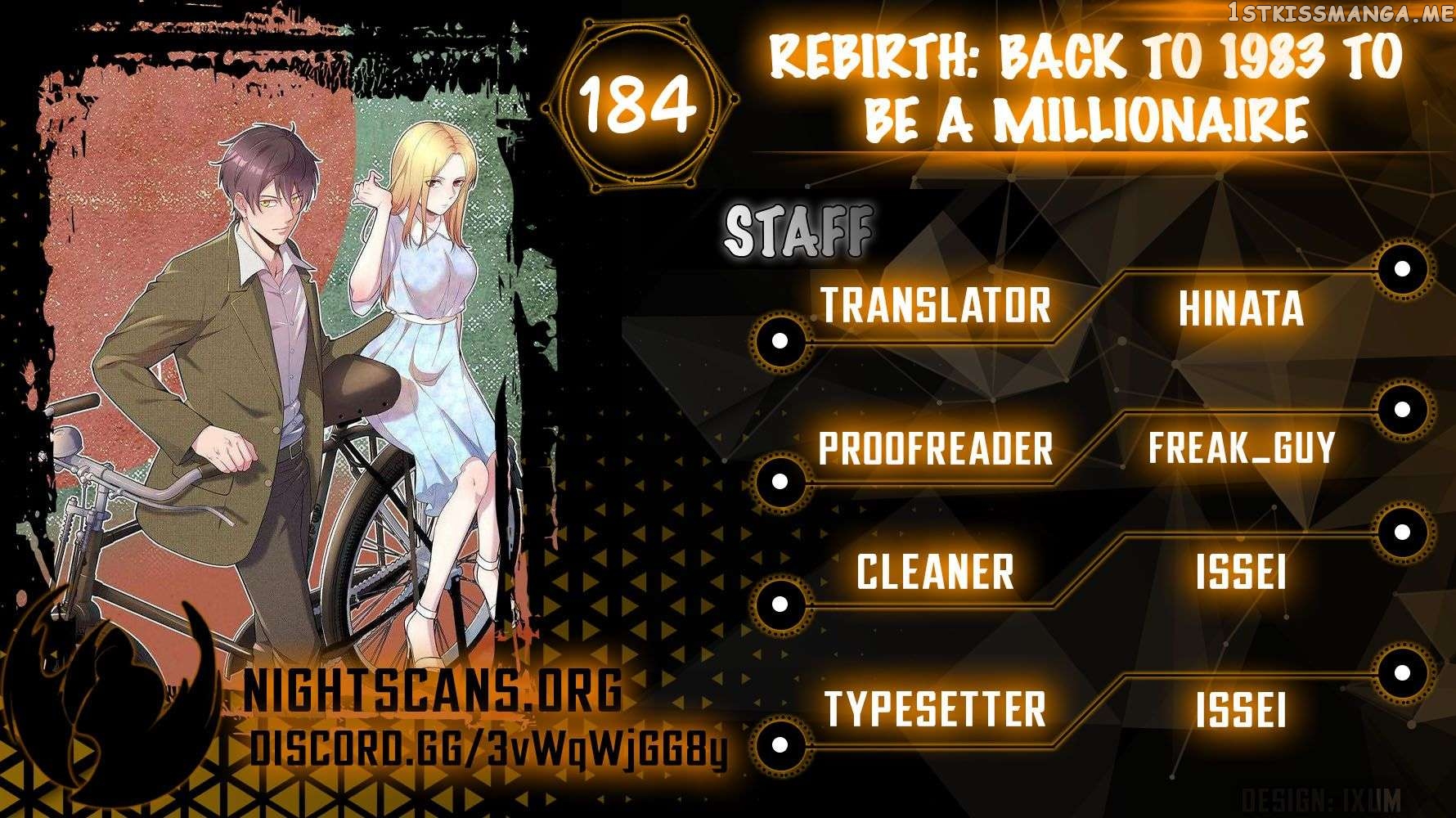Rebirth: Back to 1983 to Be a Millionaire Chapter 184 - page 1