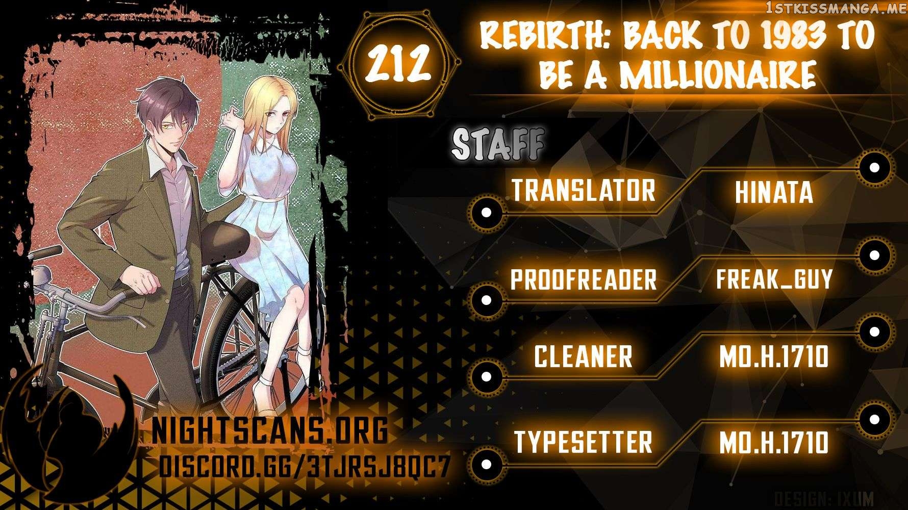 Rebirth: Back to 1983 to Be a Millionaire Chapter 212 - page 1