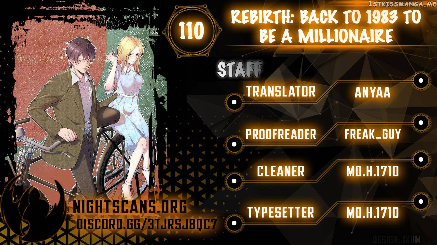 Rebirth: Back to 1983 to Be a Millionaire Chapter 110 - page 1