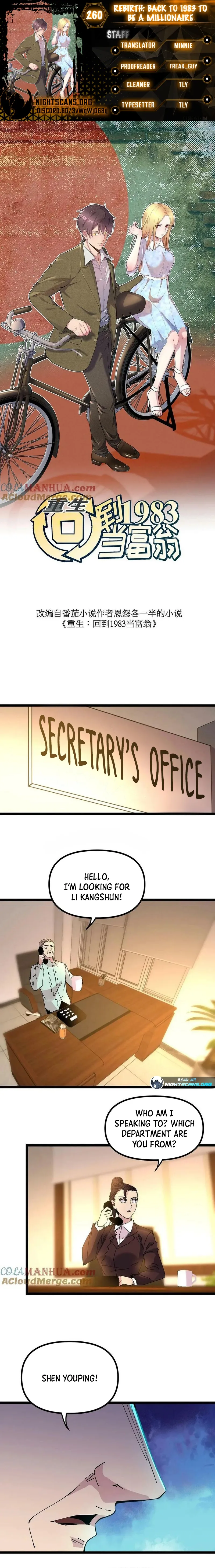 Rebirth: Back to 1983 to Be a Millionaire Chapter 260 - page 1