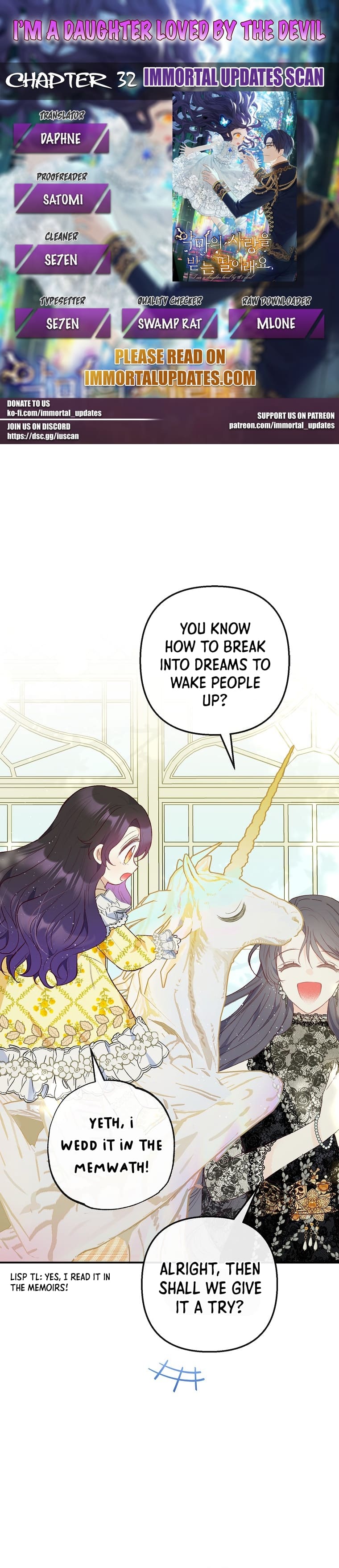 The Demon's Darling Daughter chapter 32 - page 1