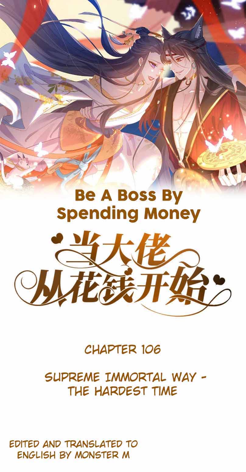 Becoming a Big Boss Starts with Spending Money Chapter 106 - page 1