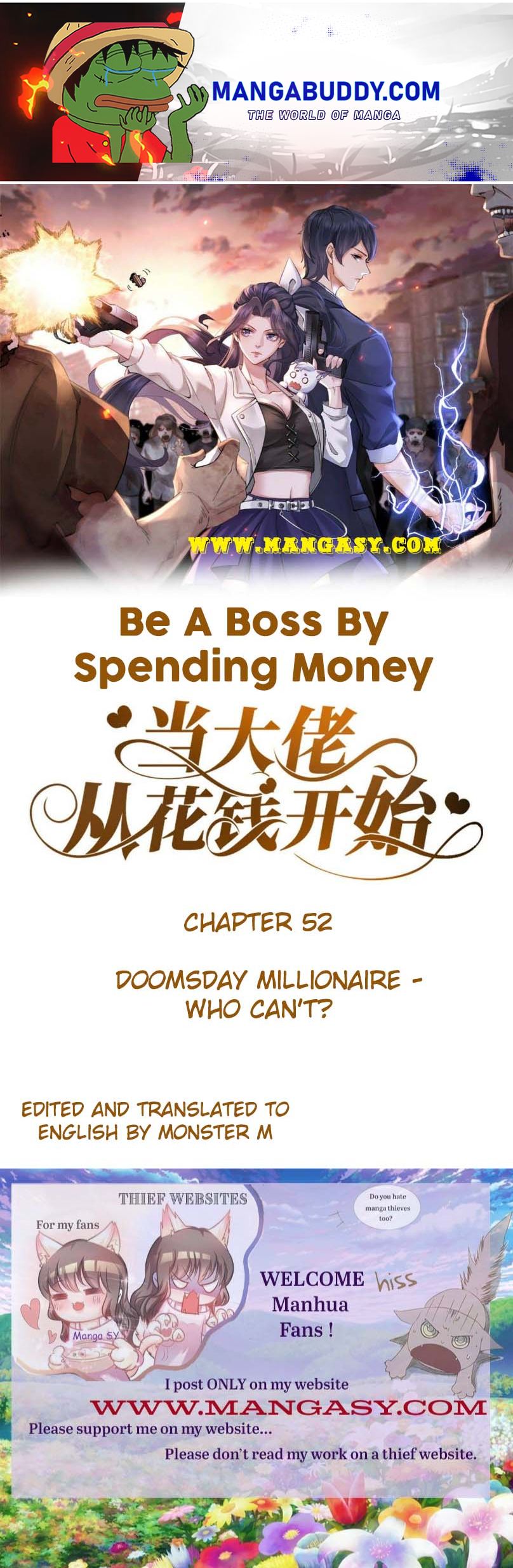 Becoming a Big Boss Starts with Spending Money Chapter 52 - page 1