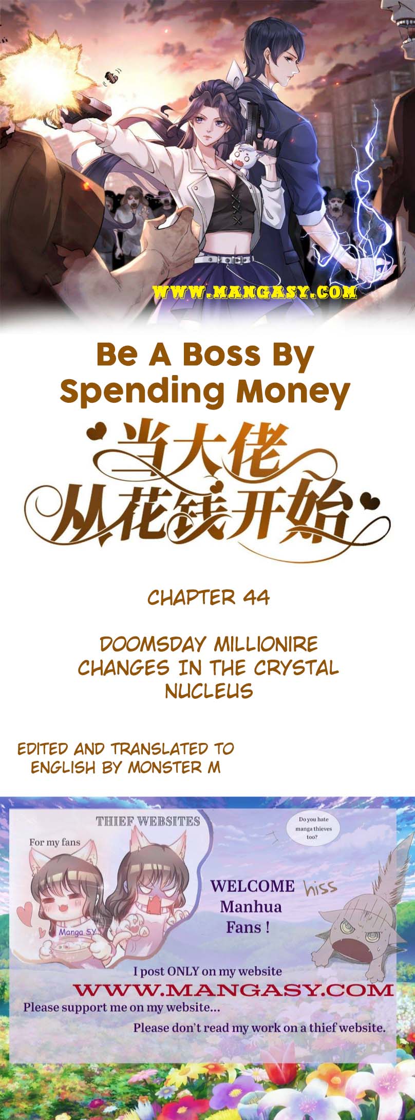 Becoming a Big Boss Starts with Spending Money Chapter 44 - page 1