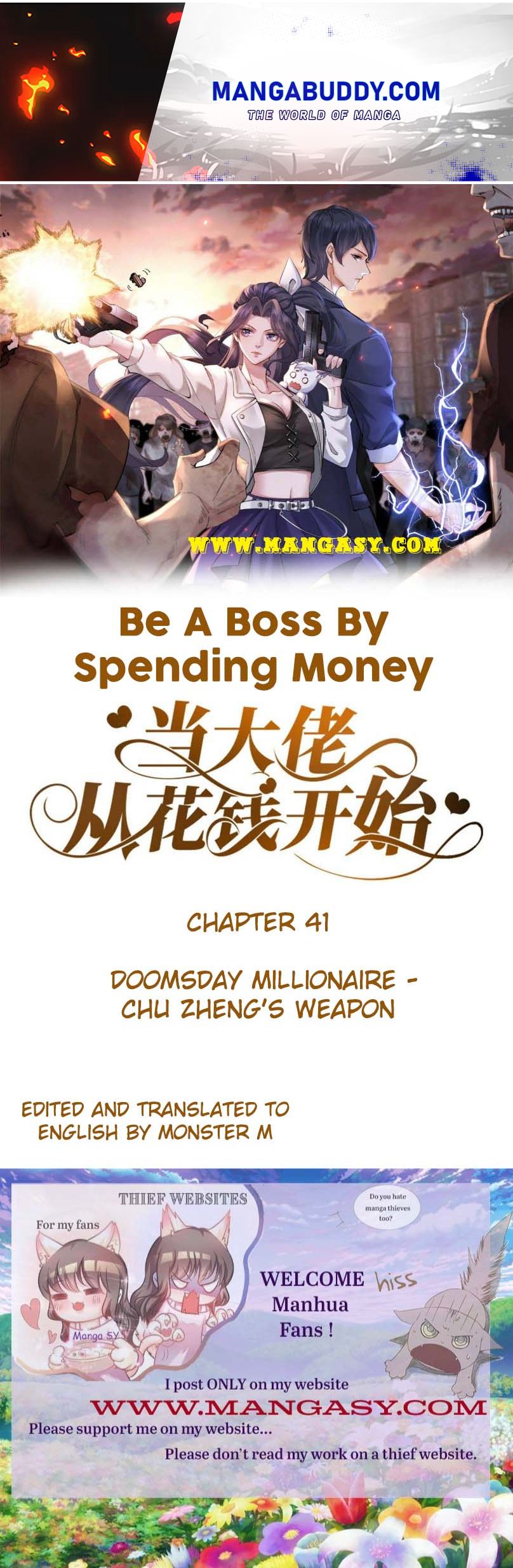 Becoming a Big Boss Starts with Spending Money Chapter 41 - page 1