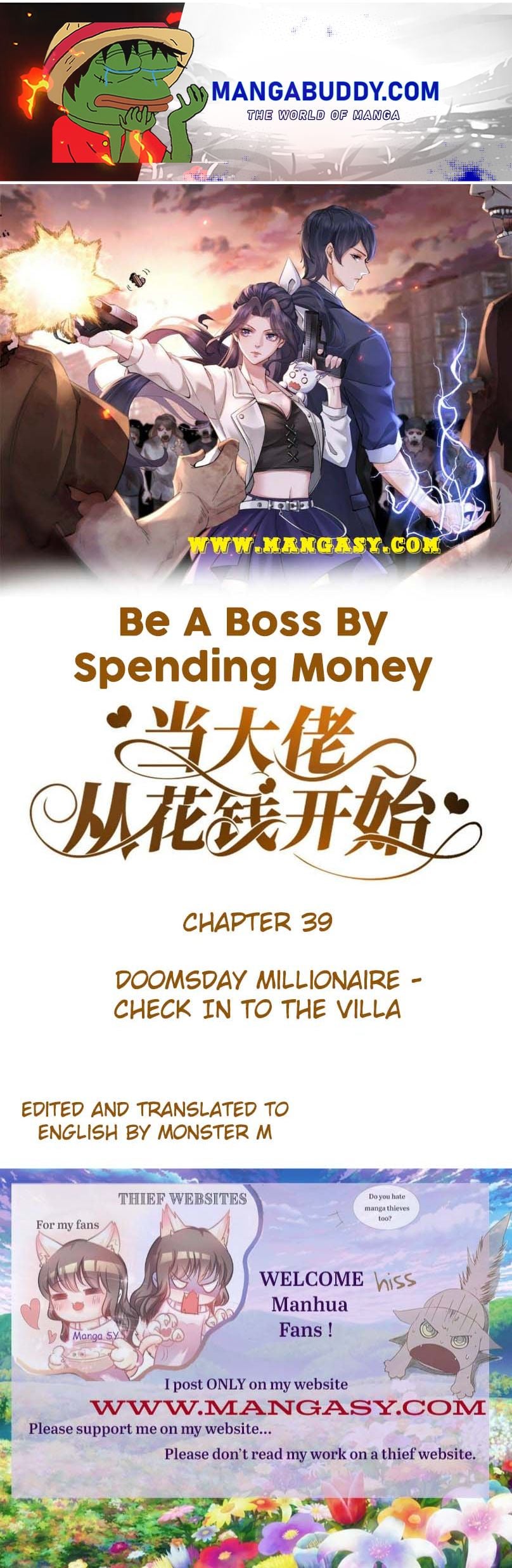 Becoming a Big Boss Starts with Spending Money Chapter 39 - page 1