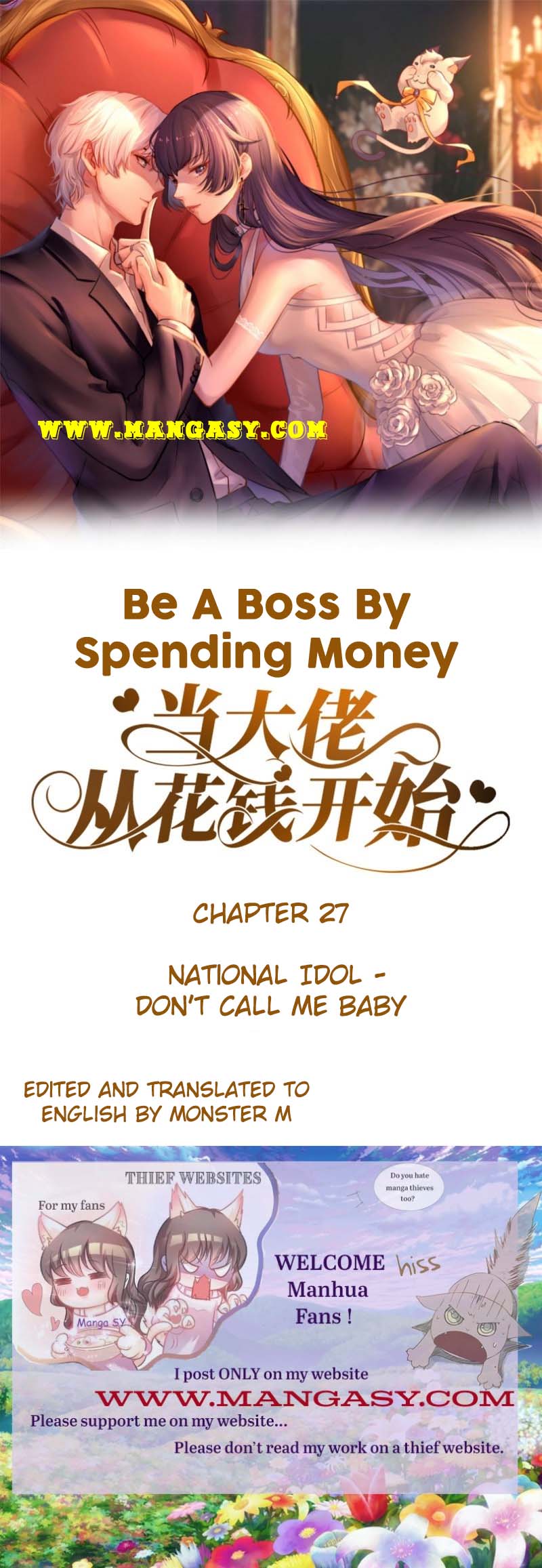 Becoming a Big Boss Starts with Spending Money Chapter 27 - page 1